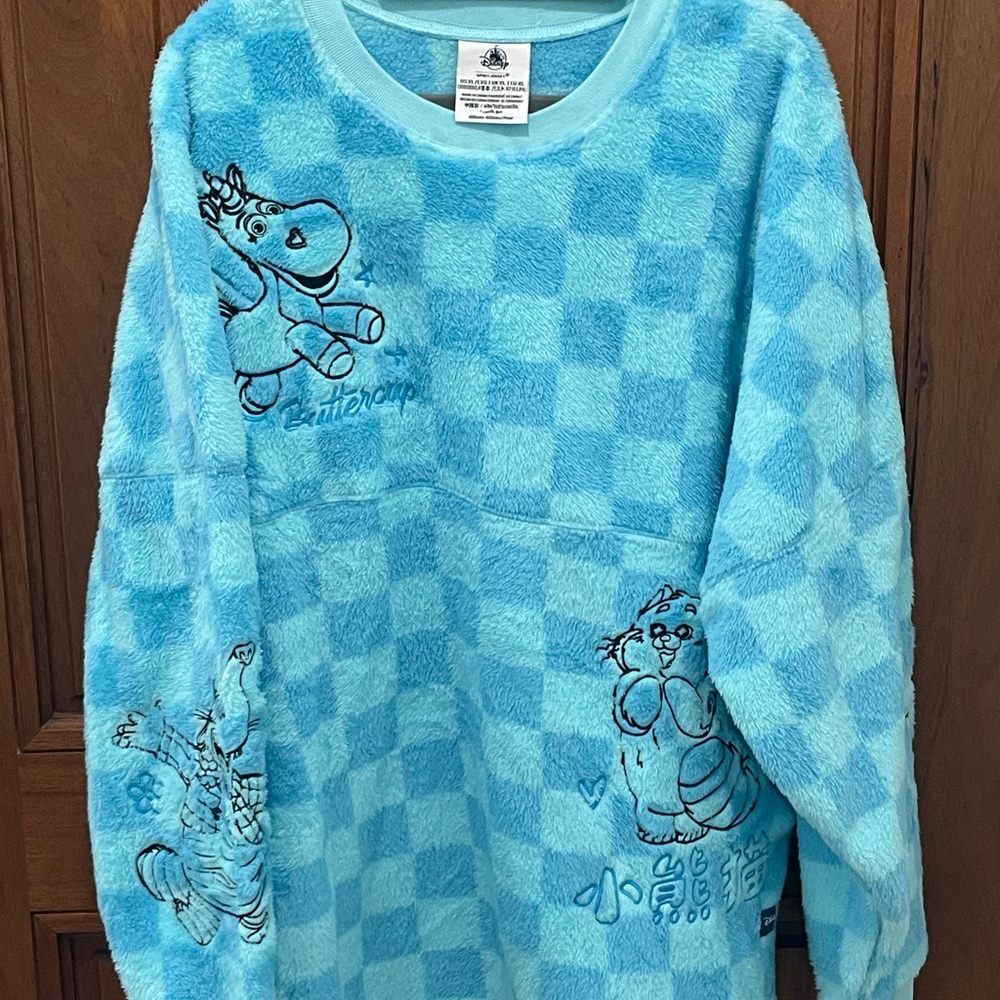 Disney Light Blue Fleece Spirit Jersey